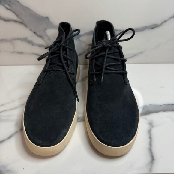 Everlane Mens Black Suede The Desert Chukka Boot 7.5 Preppy Closet Staple Luxury - Picture 2 of 7